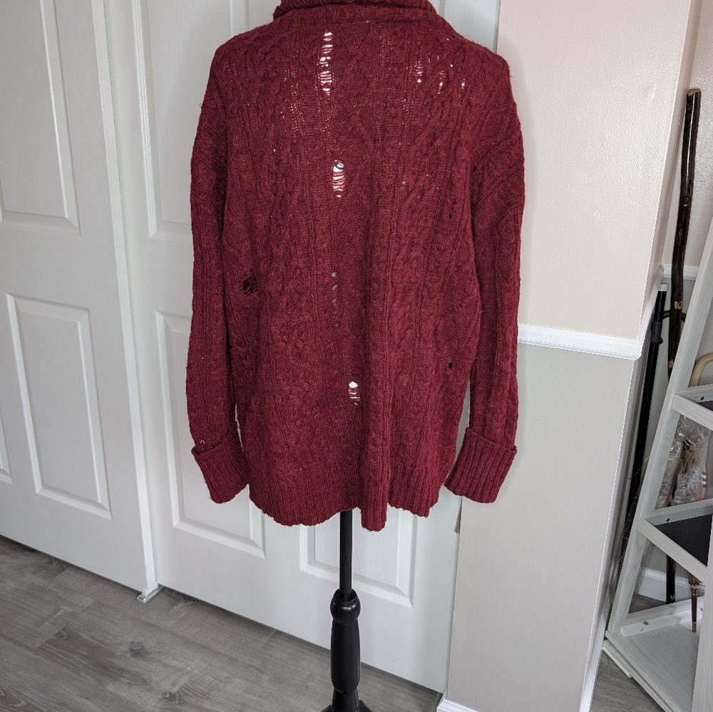 Free People Distressed Sweater - Picture 5 of 8